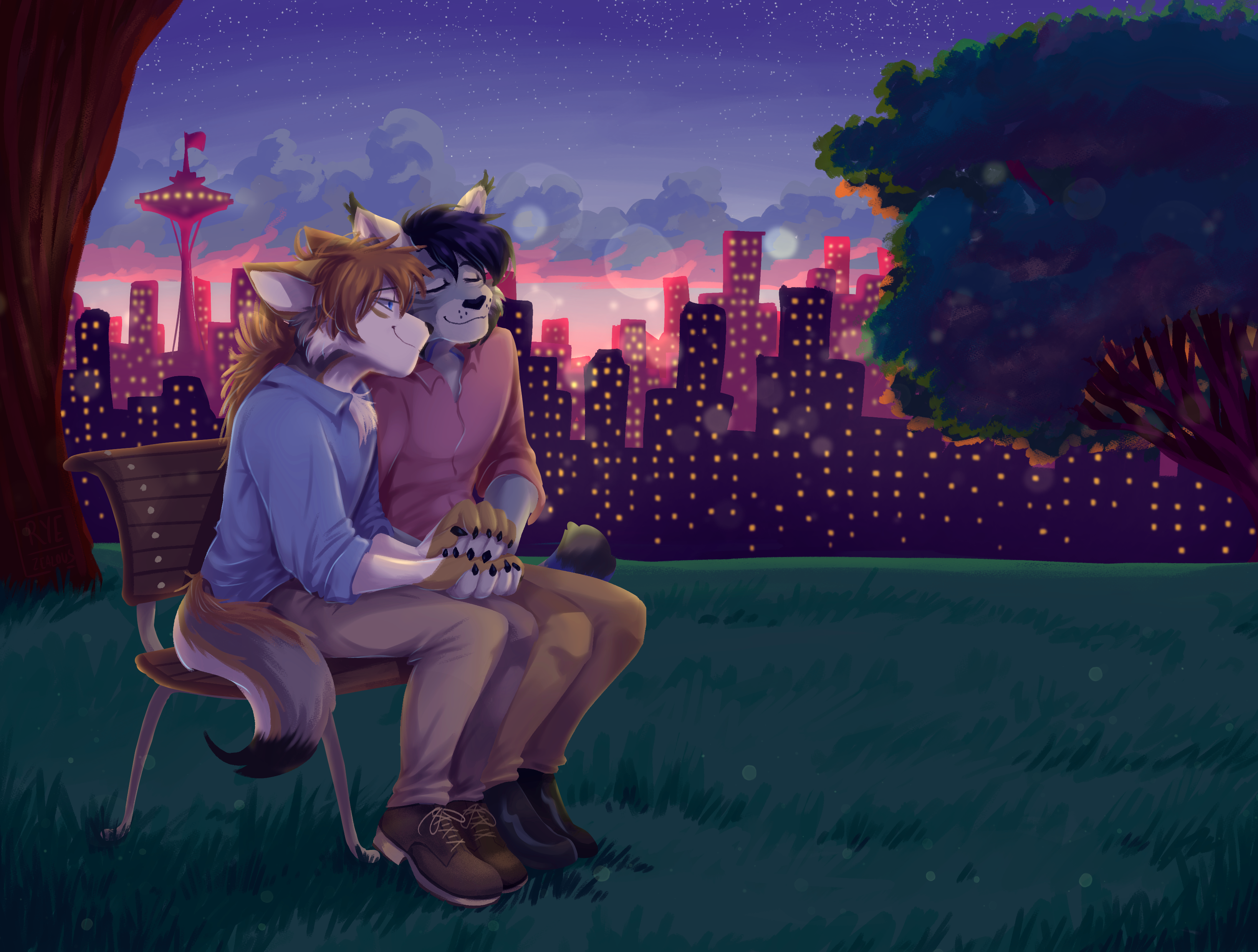 A night in the city park (Ryezealous)