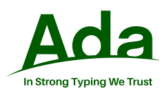 "Ada: In Strong Typing We Trust"